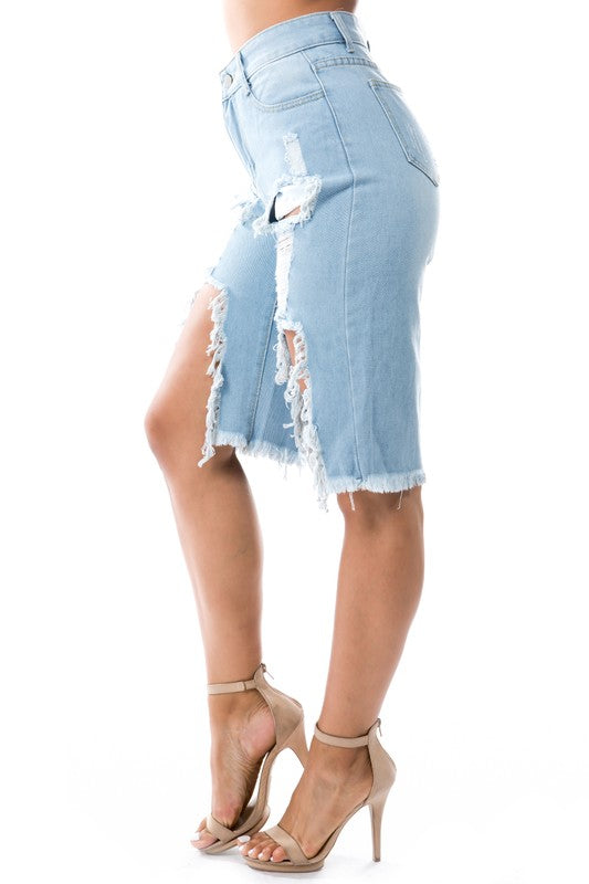 WOMEN FASHION DENIM SHORT