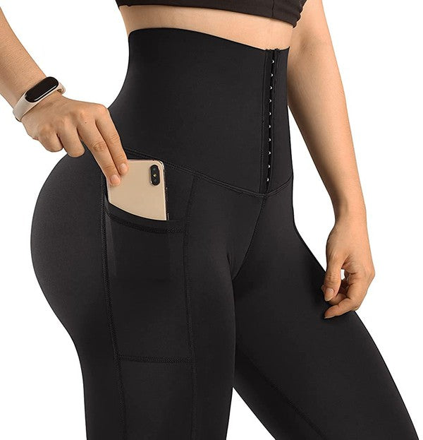 Corset leggings  Soft Body Shaper with Pockets