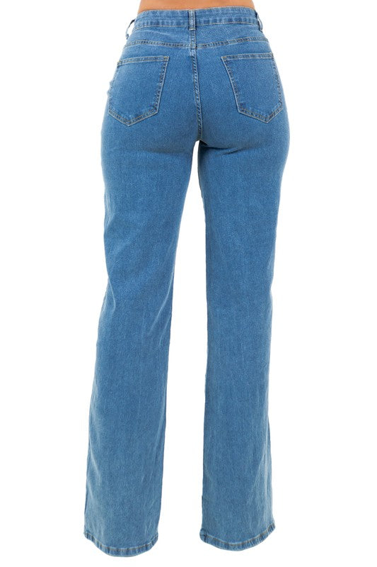 WOMEN FASHION STYLE DENIM PANTS